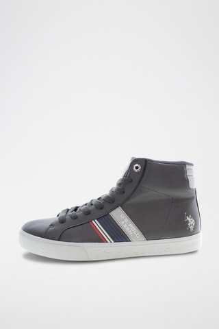 Zapatillas altas Marc - US Polo - Rojo, azul y gris