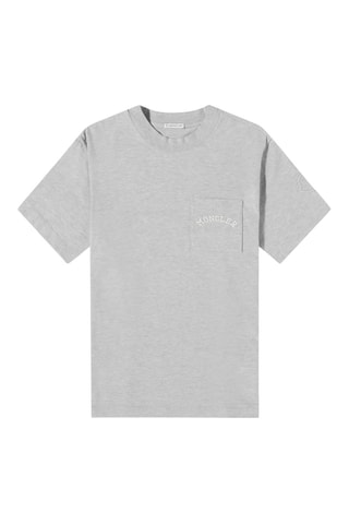 Camiseta Pocket - Moncler - Gris