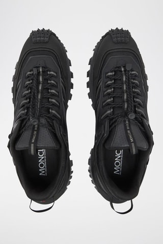 Zapatillas altas de piel Trailgrip GTX Low Top - Moncler - Negro y rojo
