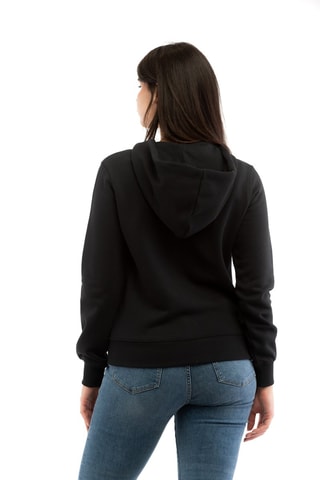 Sudadera regular fit con capucha  - Negro