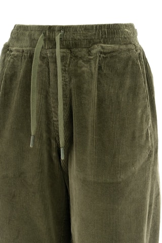 Pantalón recto de pana  - Verde