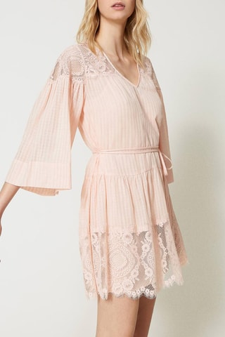 Vestido evasé - Twinset - Rosa