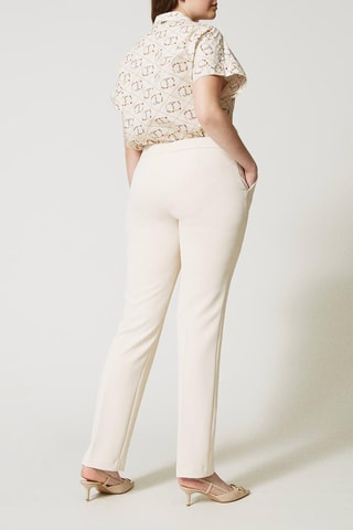 Pantalón pitillo - Twinset - Blanco