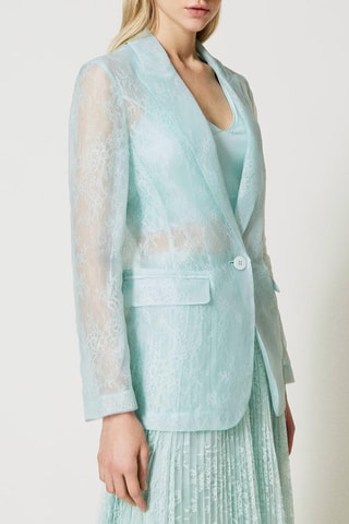 Chaqueta - Twinset - Azul y verde