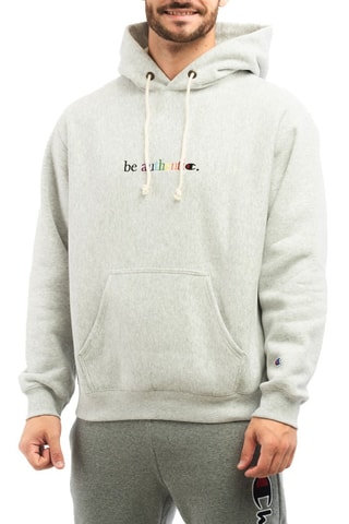 Sudadera con capucha - Champion - Negro, verde y gris