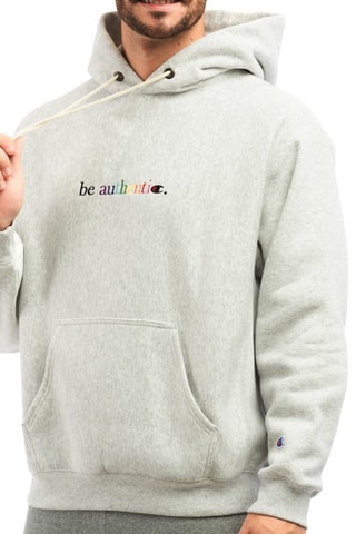 Sudadera con capucha - Champion - Negro, verde y gris