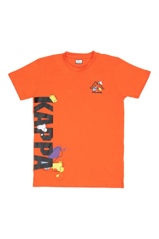 Camiseta - Negro, amarillo y naranja