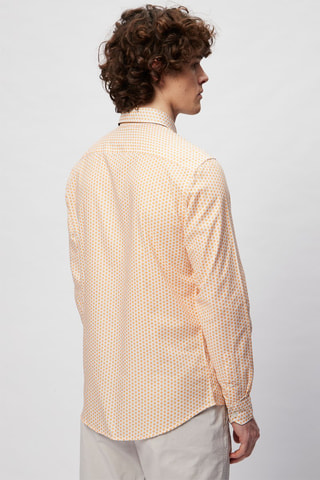 Camisa - Harmont & Blaine - Blanco y naranja