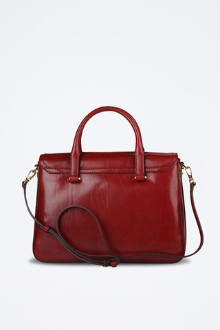 Bolso de piel Corsini - The Bridge - Rojo y dorado