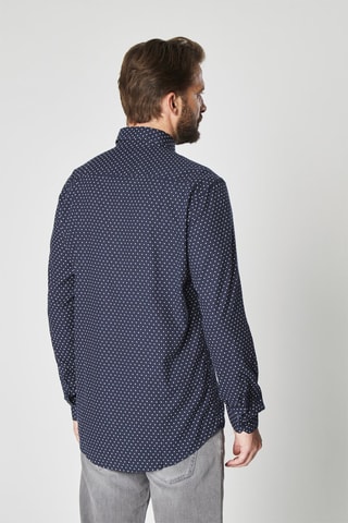Camisa - Harmont & Blaine - Blanco, azul y gris