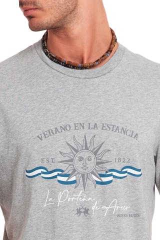 Camiseta - La Martina - Gris