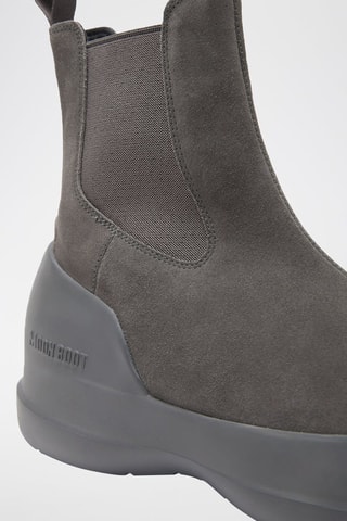Botines Chelsea de nobuk Luna - Moon Boot - Gris