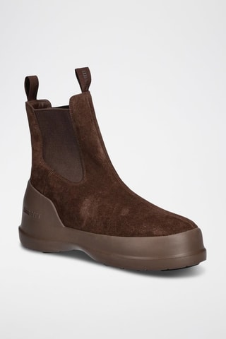 Botines Chelsea de nobuk Luna - Moon Boot - Marrón