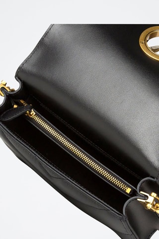 Bandolera de piel Love Click Mini - Pinko - Negro