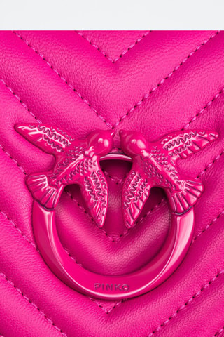 Bolso de mano de piel Love Click Mini - Pinko - 