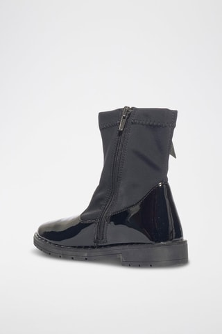 Botines con brillo Paris - Negro
