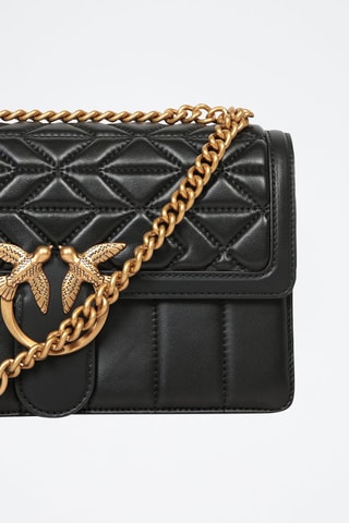 Bandolera de piel napa Love One Classic - Pinko -  y 