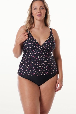 Top de bikini Bergamotte - Negro