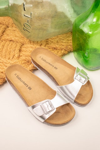 Mules Kloe Prateado