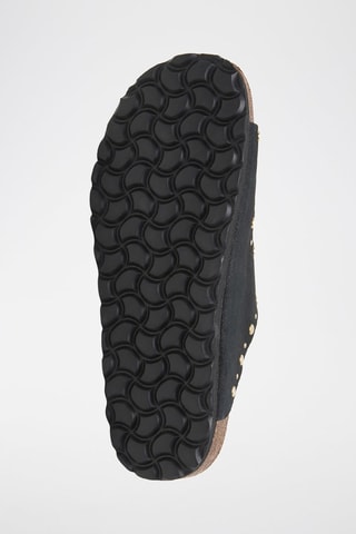 Mules em nobuck - Preto