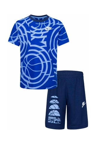 T-shirt et bermuda Bleu - Nike