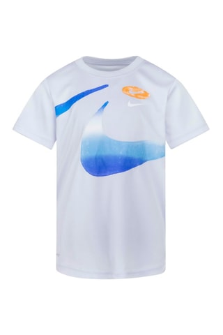 T-shirt Blanc et bleu - Nike