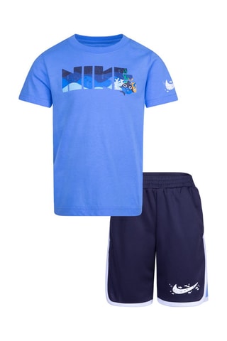 T-shirt et short - Bleu - Nike
