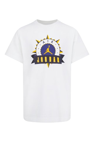 Tshirt - Blanc, bleu et jaune