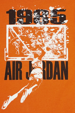 Tshirt - Blanc, noir et orange