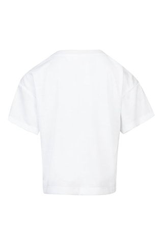 Tshirt - Blanc, bleu, orange et rose