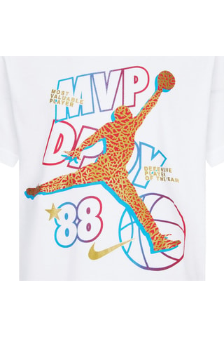 Tshirt manches courtes - Blanc, bleu, marron et orange
