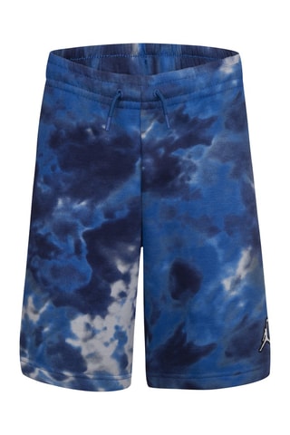 Bermuda molletonné tie and dye - Bleu et gris - Jordan