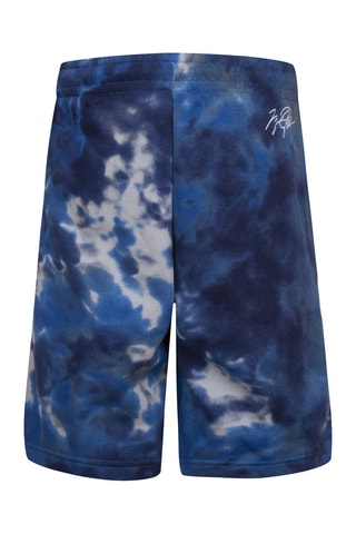 Bermuda molletonné tie and dye - Bleu et gris - Jordan