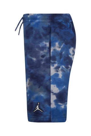 Bermuda molletonné tie and dye - Bleu et gris - Jordan