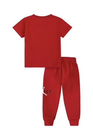 Tshirt et pantalon - Blanc, noir et rouge