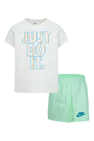 T-shirt et jupe-short - Vert