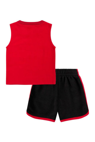 Débardeur et short - Noir et rouge