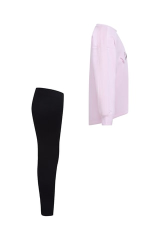 Sweat et legging Mauve pâle et noir - Jordan