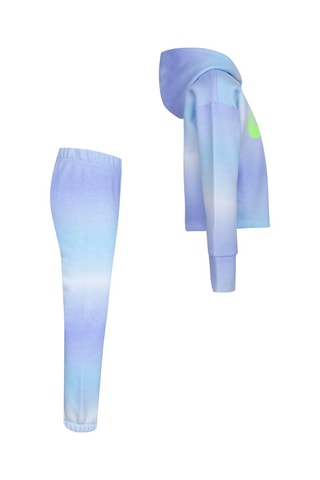 Sweat à capuche dip and dye et jogging - Bleu clair - Nike