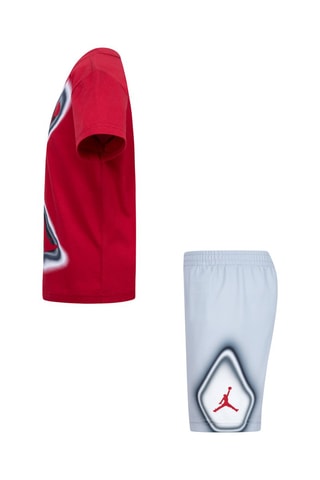T-shirt et short Air - Gris clair et rouge - Jordan 