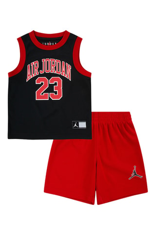 T-shirt et short - Noir et rouge