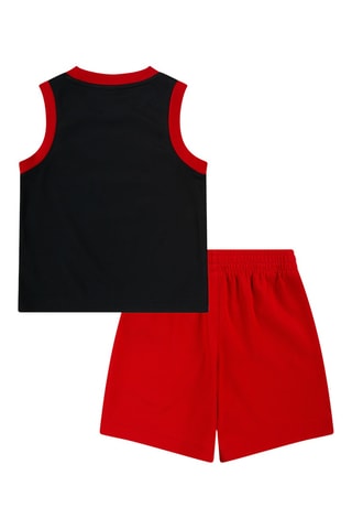 T-shirt et short - Noir et rouge
