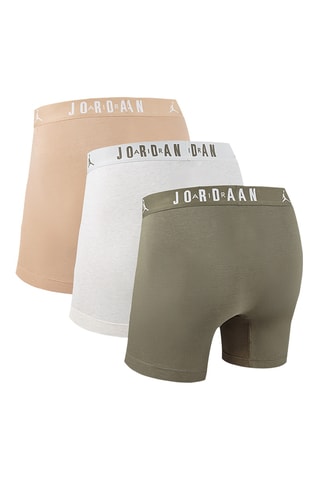 3 boxers - Vert olive et saumon