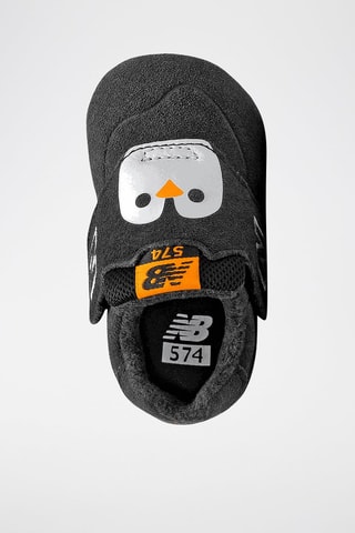 Chaussons en nubuck 574 - Noir