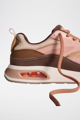 Baskets en cuir Skytree - Rose
