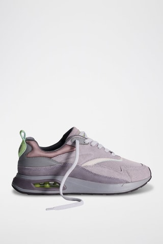 Baskets en cuir Guell - Lilas