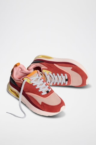 Baskets en cuir Marcana - Bordeaux