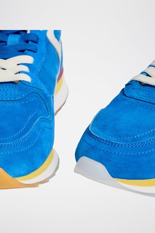 Baskets en nubuck Caeruleus - Bleu