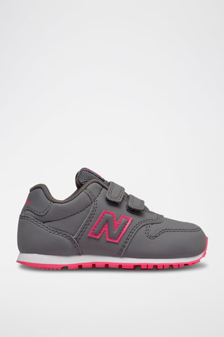 Sneakers in pelle 500 - Grigio e rosa