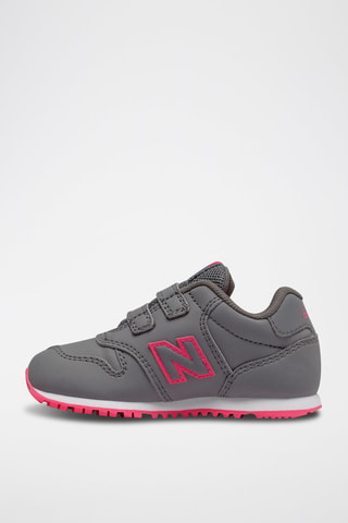 Sneakers in pelle 500 - Grigio e rosa